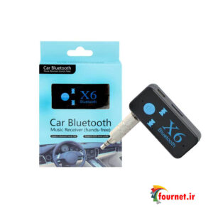 گیرنده بلوتوثی و رم خور شارژی Car Bluetooth X6 AUX